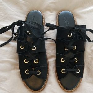 Urban outfitters brand new lace up sandals